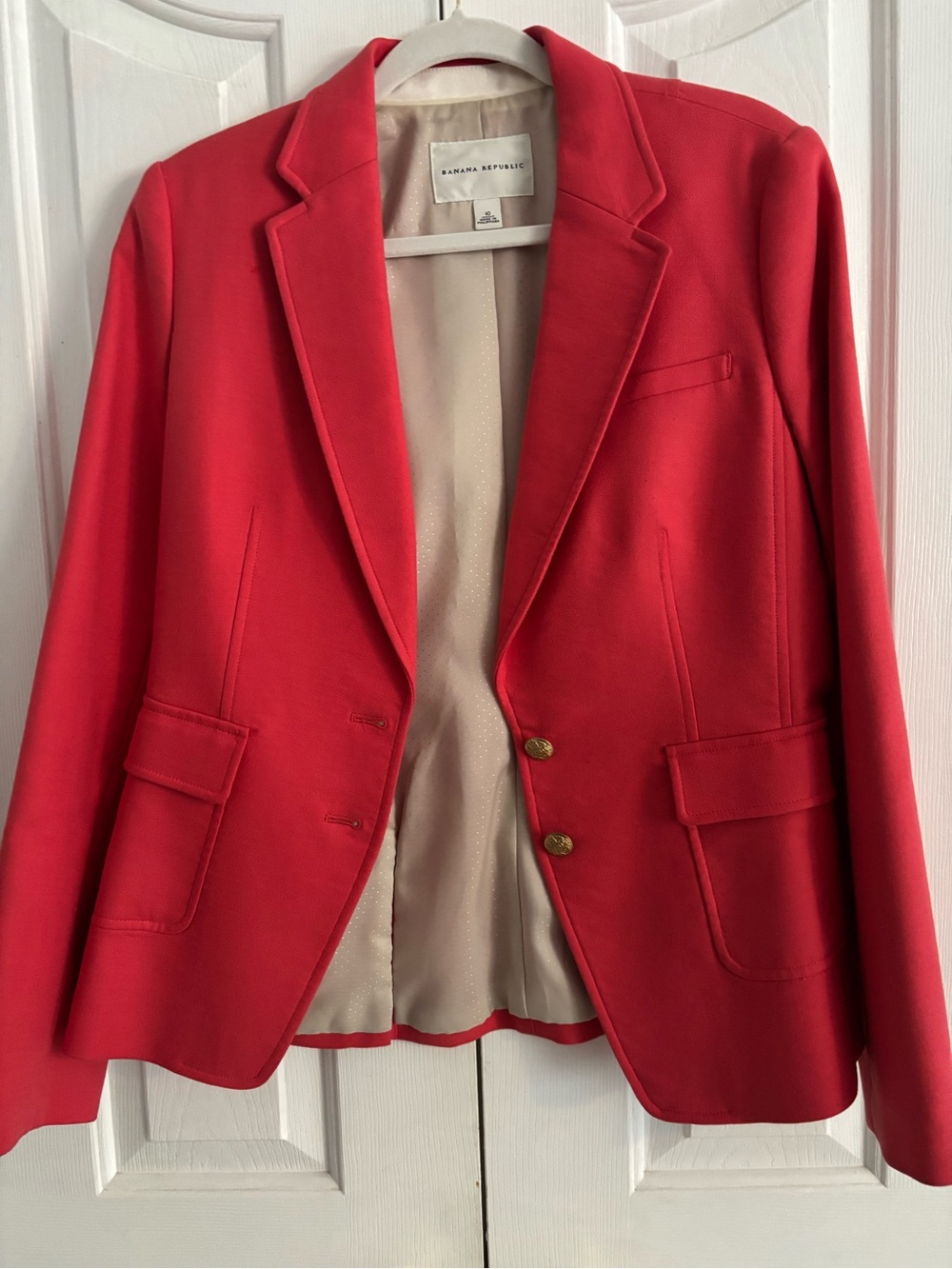 Banana Republic Coral-Pink Blazer